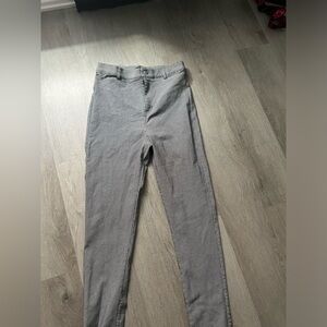 Black and white office pants